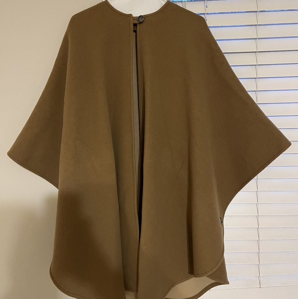 VTG James Wool Cashmere Camel‎ Coat Women's Button Closure Old Money Academia